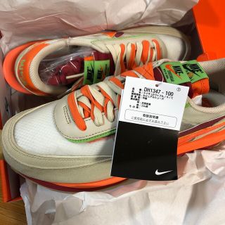 ナイキ(NIKE)のCLOT × SACAI × NIKE WAFFLE ORANGE BLAZE(スニーカー)