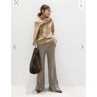アパルトモンドゥーズィエムクラス フレアパンツ カジュアルパンツ