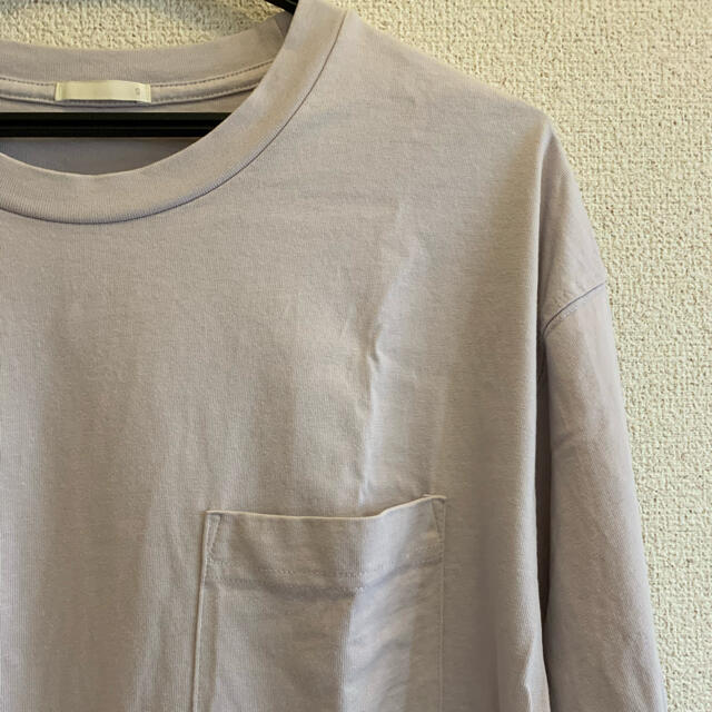 GU(ジーユー)の専用　MENSヘビーウェイトロングTシャツSサイズ レディースのトップス(Tシャツ(長袖/七分))の商品写真