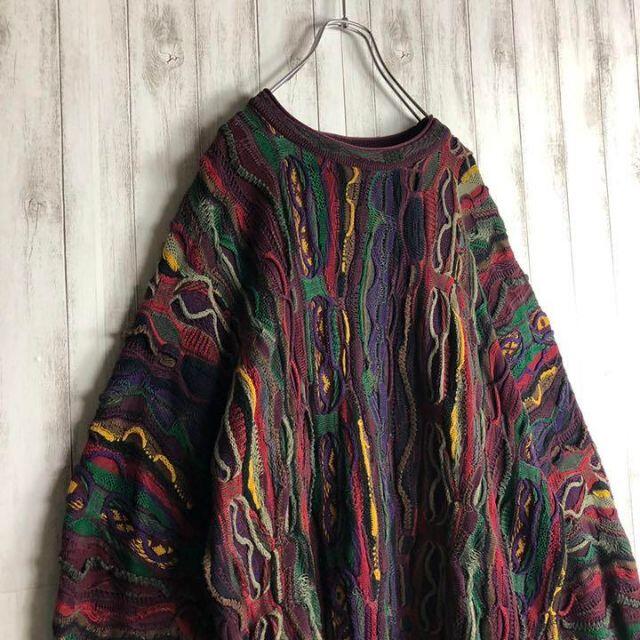 【激レア】coogi クージー 立体 編込み 3Dニット 即完売モデル 希少