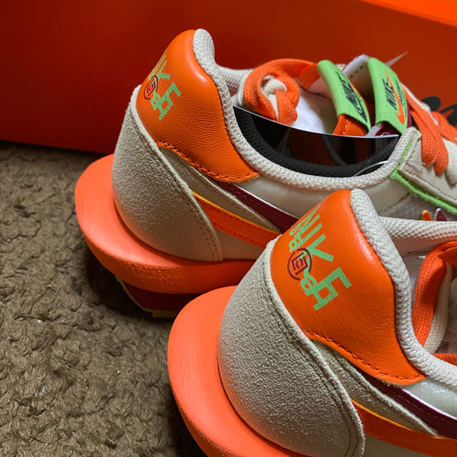 CLOT SACAI NIKE LD WAFFLE ORANGE BLAZE 2