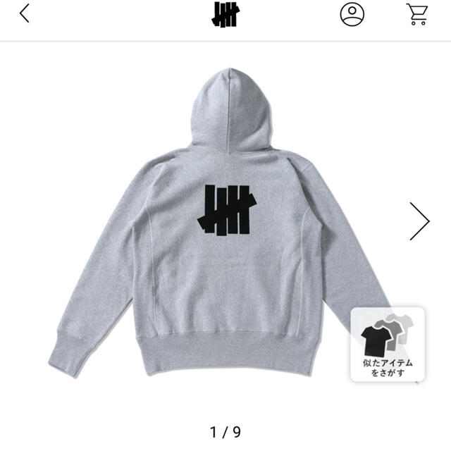 UNDEFEATED(アンディフィーテッド)のundefeated champion パーカー メンズのトップス(パーカー)の商品写真