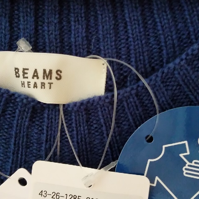 BEAMS(ビームス)のBEAMS　ビームス　BEAMS　新品　ワンピース　チュニック　ニット　日本製 レディースのトップス(カットソー(長袖/七分))の商品写真