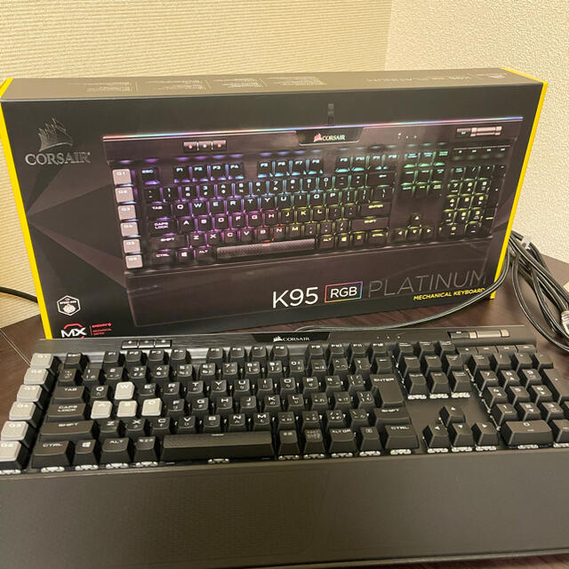 CORSAIR K95 RGB PLATINUM ゲーミング　キーボードPC/タブレット