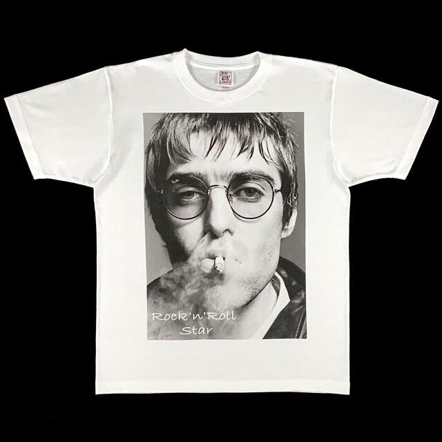 【oasis】新品  オアシス リアム ビッグ フォト プリント Tシャツ 5