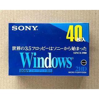 ソニー(SONY)の3.5型フロッピーディスク 40枚入　2箱(PCパーツ)