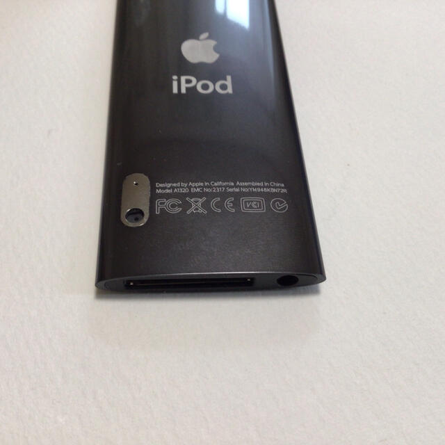 Apple(アップル)のiPod nano 5世代　16GB ブラック-1 作動品 スマホ/家電/カメラのオーディオ機器(ポータブルプレーヤー)の商品写真