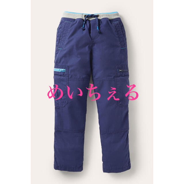 【新品】Boden ブルー コージー 裏地付き カーゴパンツめいちぇるBoden