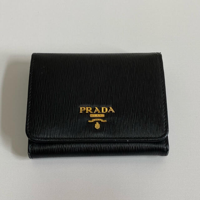 経典 PRADA プラダ　三つ折り財布 - 財布