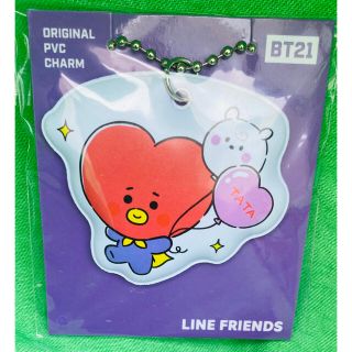 ボウダンショウネンダン(防弾少年団(BTS))の BT21 ファミマ　TATA チャーム　キーホルダー　BTS テテ　ジン(アイドルグッズ)