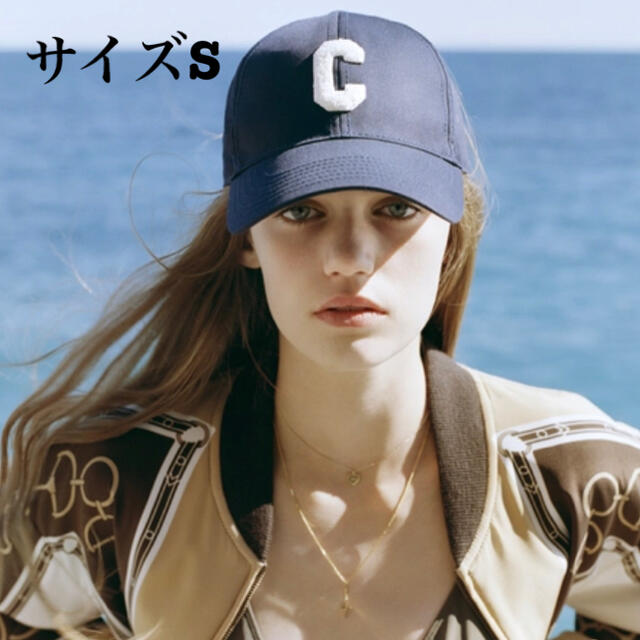 レディースCELINE  セリーヌ　イニシャル キャップ　Sサイズ