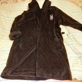 ヴィクトリアズシークレット(Victoria's Secret)の格安!!used VS Lサイズ　ガウン　ローブ　中古　ブラック(その他)