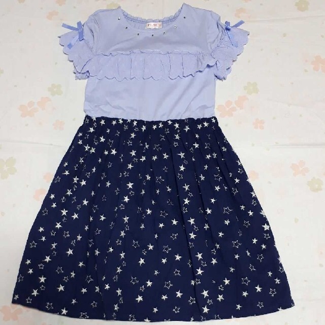 mezzo piano(メゾピアノ)のワンピース キッズ/ベビー/マタニティのキッズ服女の子用(90cm~)(ワンピース)の商品写真