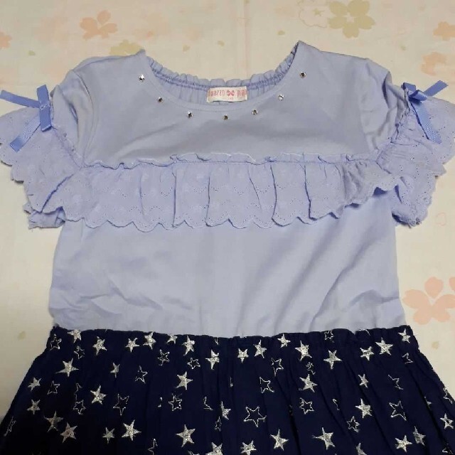 mezzo piano(メゾピアノ)のワンピース キッズ/ベビー/マタニティのキッズ服女の子用(90cm~)(ワンピース)の商品写真