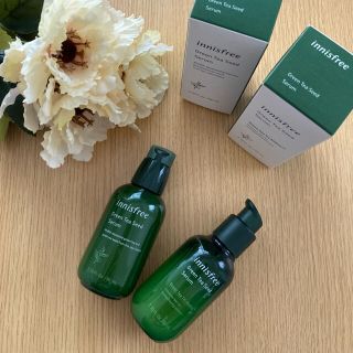 イニスフリー(Innisfree)の【新品未使用】innisfree グリーンティーシードセラム新旧セット(美容液)