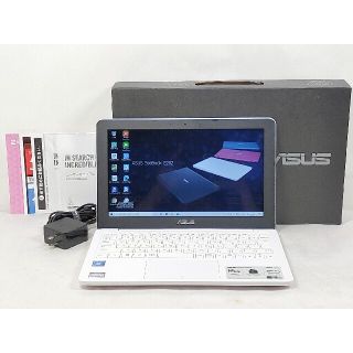 エイスース(ASUS)のASUS ノートパソコン R206SA ホワイト SSD 換装 高速化(ノートPC)