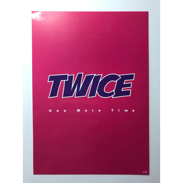 twice ツウィ　one more time ランダムトレカ エンタメ/ホビーのCD(K-POP/アジア)の商品写真