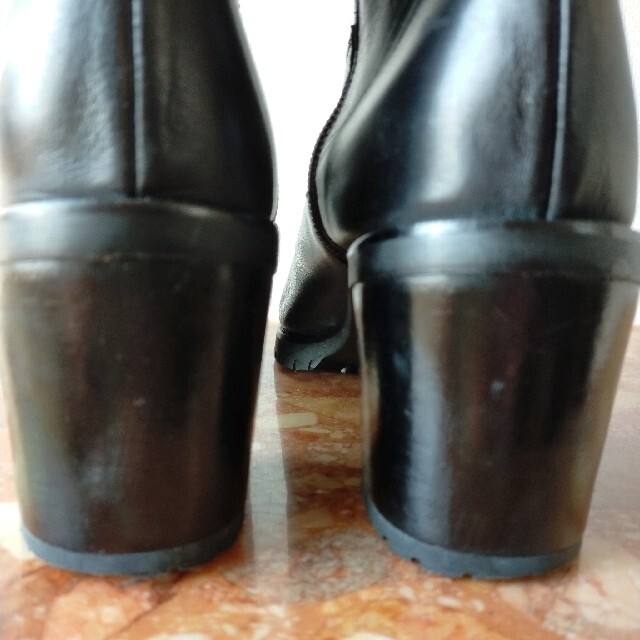 ing(イング)のりょう様用✨ ing  ✲ 本革 ✲ 黒 ✲ ロングブーツ✲ 26.0　幅広 レディースの靴/シューズ(ブーツ)の商品写真