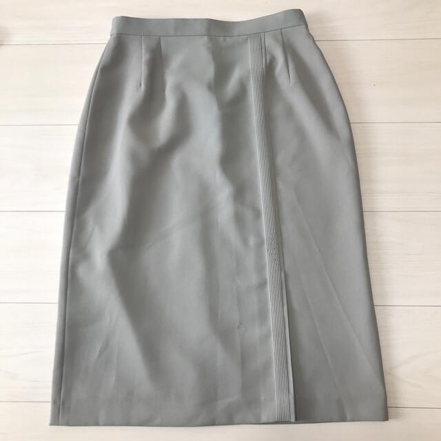 新品　スカート　グレーグリーン　ピスタチオグリーン レディースのスカート(ひざ丈スカート)の商品写真