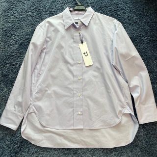 ジルサンダー(Jil Sander)の【新品】＋J スーピマコットンオーバーサイズシャツ(シャツ/ブラウス(長袖/七分))