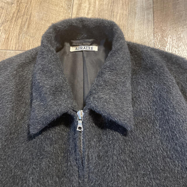 本日中!!AURALEE オーラリーベビーアルパカジップアップジャケット