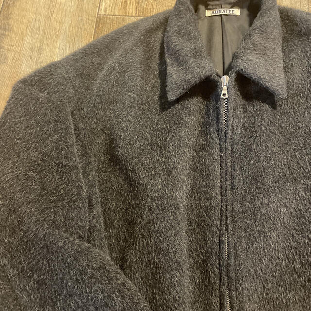 本日中!!AURALEE オーラリーベビーアルパカジップアップジャケット