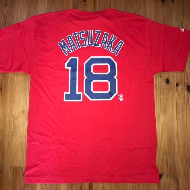 REDSOX Majestic USA製 半袖ユニフォームシャツ 背番号18