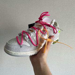 ナイキ(NIKE)のナイキ ダンク LOW × オフホワイト 17(スニーカー)