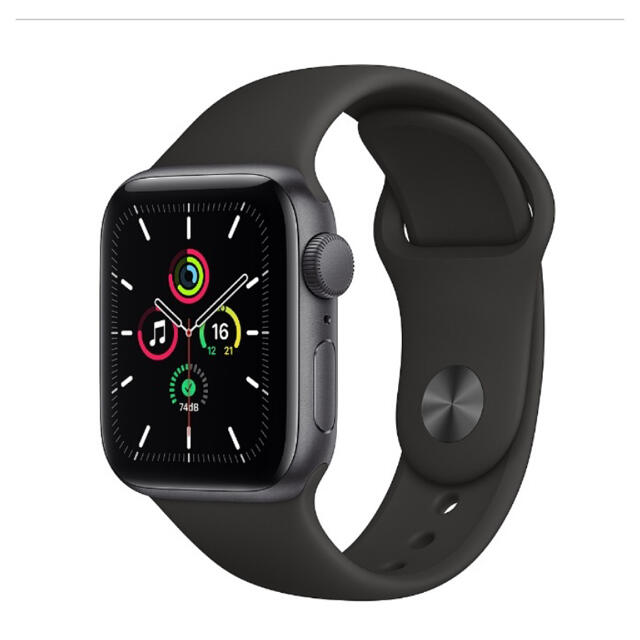 Apple Watch SE GPSモデル 40mmスペースグレイアルミニウム…