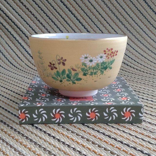 専用です。茶道具 中村華峰作 金地 春の道 茶碗 抹茶茶碗