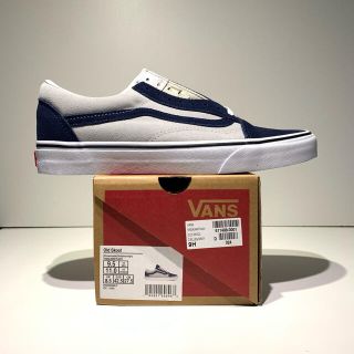 ヴァンズ(VANS)の27.5 バンズ  オールドスクール グレー ネイビー ターミネーターカラー(スニーカー)