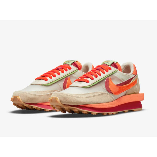 sacai(サカイ)のNIKE sacaiスニーカークロットサカイナイキLDワッフルオレンジ ブレイズ メンズの靴/シューズ(スニーカー)の商品写真