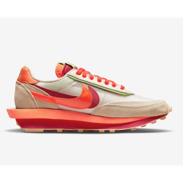 sacai - NIKE sacaiスニーカークロットサカイナイキLDワッフルオレンジ