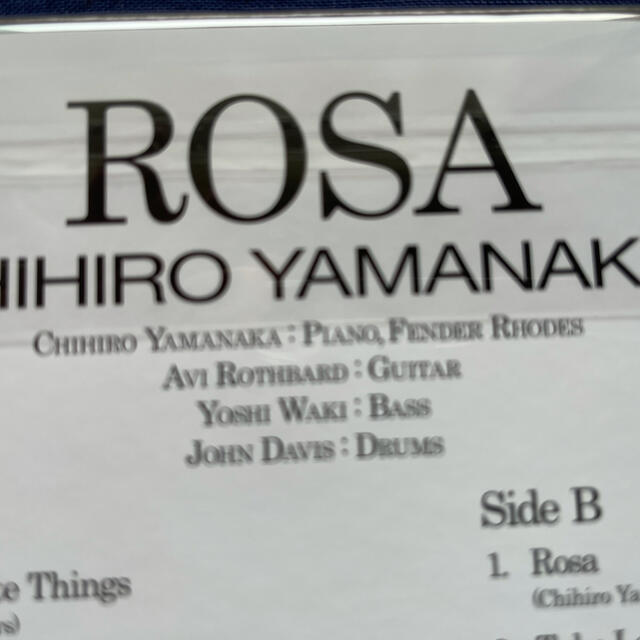 アナログレコード　ROSA CHIHIRO YAMANAKA 山中千尋エンタメ/ホビー