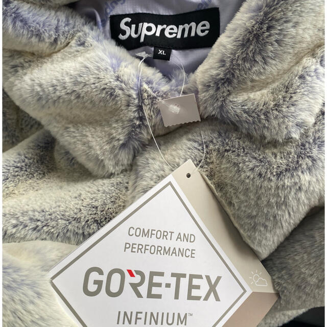 Supreme 2-Tone Faux Fur Shop Coat XL