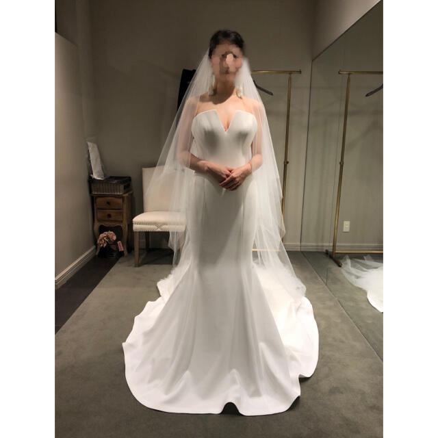 Vera Wang(ヴェラウォン)の【美品】VERA WANG Jocelyn ウェディングドレス US4※お値下可 レディースのフォーマル/ドレス(ウェディングドレス)の商品写真