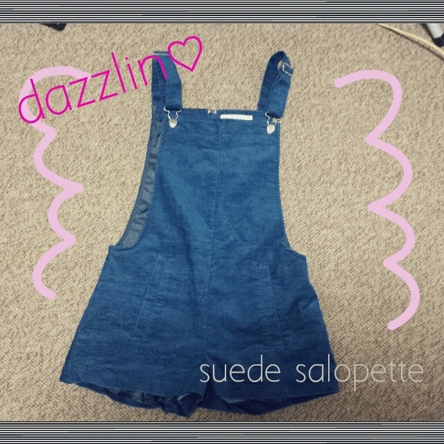 dazzlin(ダズリン)のdazzlin♡スエードサロペット レディースのパンツ(サロペット/オーバーオール)の商品写真