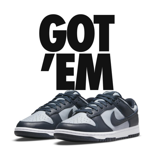 NIKE DUNK ダンク　LOW CHAMPIONSHIP GREY