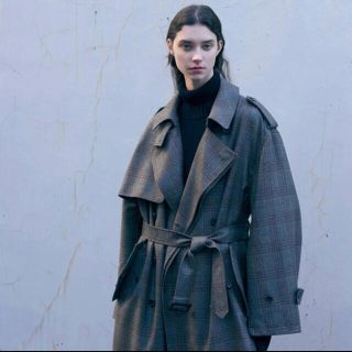 サンシー(SUNSEA)の 【stein】Oversized Overlaped Trench Coat (トレンチコート)