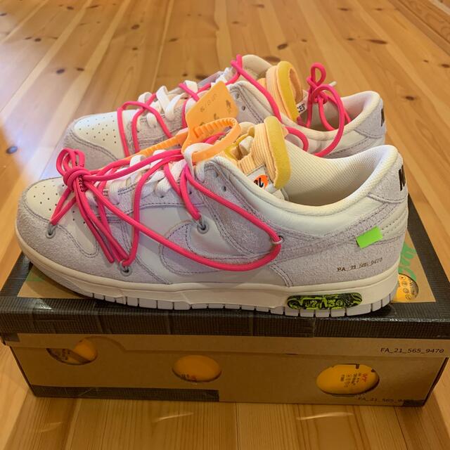 NIKE off-white dunk low 17 オフホワイトダンク - スニーカー