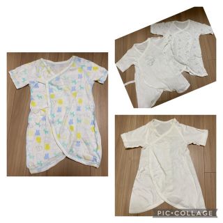 ユニクロ(UNIQLO)のコンビ肌着4枚/サイズ50/ミッフィー/ダンボ(肌着/下着)