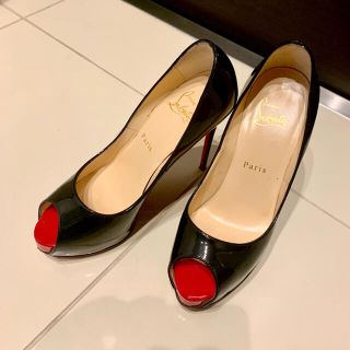 クリスチャンルブタン(Christian Louboutin)の美品✨ルブタンオープントゥパンプス✨(ハイヒール/パンプス)