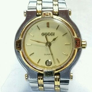 グッチ(GUCCI)のGUCCI/9000L.コンビ腕時計(腕時計)
