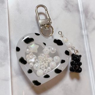 ハンドメイド ハートシェイカー キーホルダー オーダー 韓国の通販