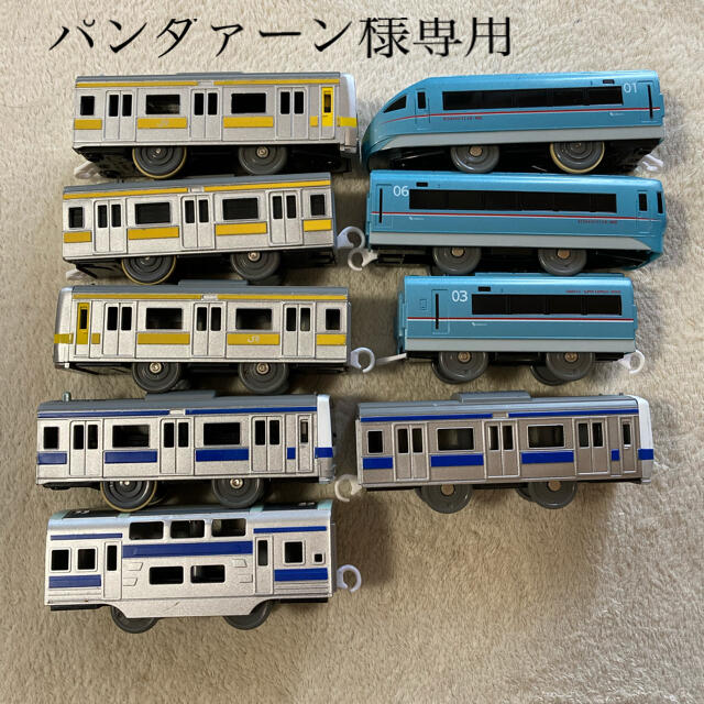 総武線　常盤線　ロマンスカー　セット キッズ/ベビー/マタニティのおもちゃ(電車のおもちゃ/車)の商品写真