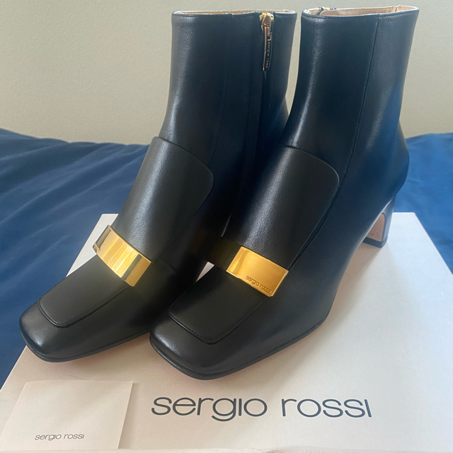 セルジオロッシ Sergio Rossi sr1 アンクルブーツ ブーティ 新品