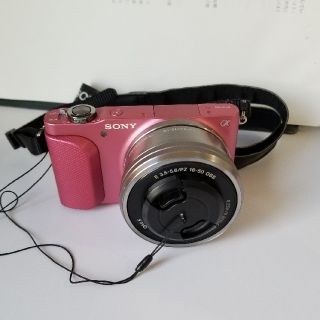 再再値下SONY NEX-3Nディープピンクデジカメ広角レンズミラーレス一眼