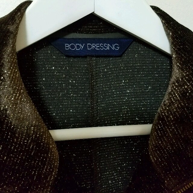 BODY DRESSING Deluxe(ボディドレッシングデラックス)のBODY DRESSING❤美品ラメニットパーカー レディースのトップス(パーカー)の商品写真