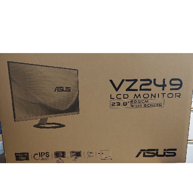 ASUS(エイスース)のASUS VZ249　LCDモニター　23.8ワイドスクリーン スマホ/家電/カメラのPC/タブレット(ディスプレイ)の商品写真