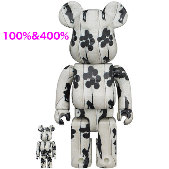 BE@RBRICK Flying Balloons Girl 100％&400％